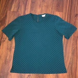 ☀️VINTAGE TEAL BLOUSE☀️